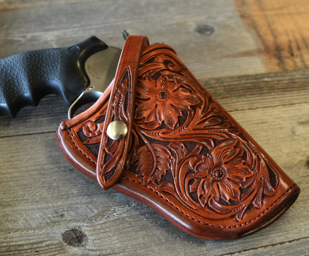 Flower Carved Holster